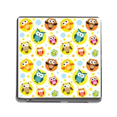 Owl Bird Cartoon Memory Card Reader (square 5 Slot) by Jancukart