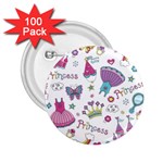 Princess Element Background Material 2.25  Buttons (100 pack)  Front