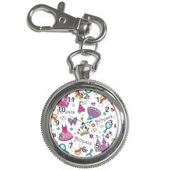 Princess Element Background Material Key Chain Watches