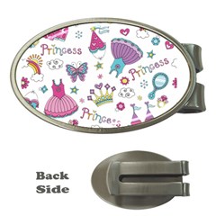 Princess Element Background Material Money Clips (oval) 