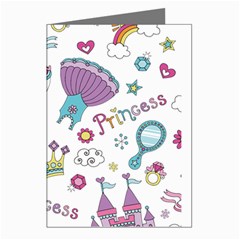 Princess Element Background Material Greeting Cards (Pkg of 8)