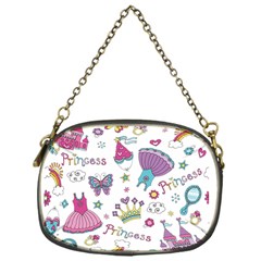 Princess Element Background Material Chain Purse (One Side)
