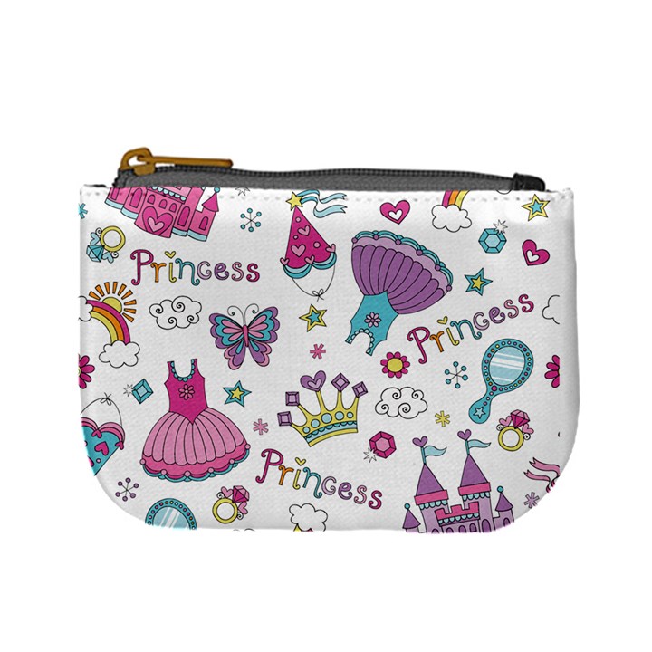 Princess Element Background Material Mini Coin Purse