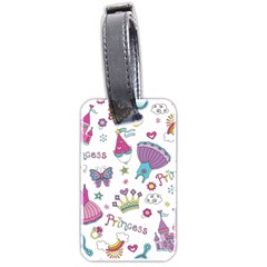 Princess Element Background Material Luggage Tag (two sides)