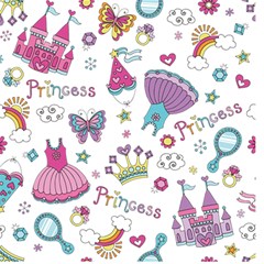 Princess Element Background Material Play Mat (Square)