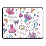 Princess Element Background Material Fleece Blanket (Small) 45 x34  Blanket Back