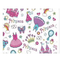 Princess Element Background Material Premium Plush Fleece Blanket (Large)
