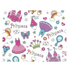 Princess Element Background Material Premium Plush Fleece Blanket (Extra Small)