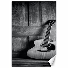 Acoustic Guitar Canvas 12  X 18  by artworkshop