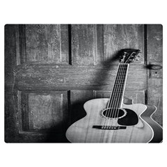 Acoustic Guitar Premium Plush Fleece Blanket (extra Small) by artworkshop