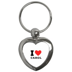 I Love Carol Key Chain (heart) by ilovewhateva