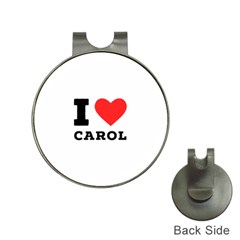 I Love Carol Hat Clips With Golf Markers by ilovewhateva