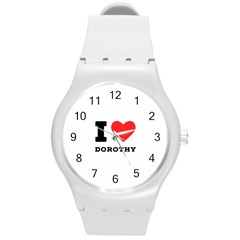 I Love Dorothy  Round Plastic Sport Watch (m) by ilovewhateva