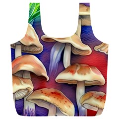 Mushroom Full Print Recycle Bag (xxxl) by GardenOfOphir