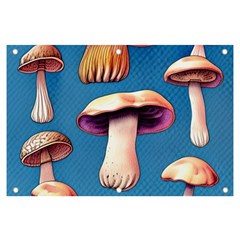 Cozy Forest Mushrooms Banner And Sign 6  X 4  by GardenOfOphir