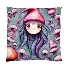 Witchy Mushroom Forest Standard Cushion Case (two Sides) by GardenOfOphir