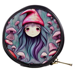 Witchy Mushroom Forest Mini Makeup Bag by GardenOfOphir