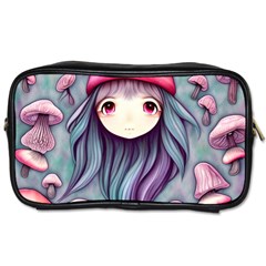 Witchy Mushroom Forest Toiletries Bag (two Sides) by GardenOfOphir