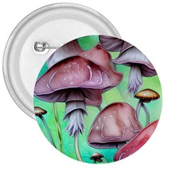 Historical Mushroom Forest 3  Buttons by GardenOfOphir