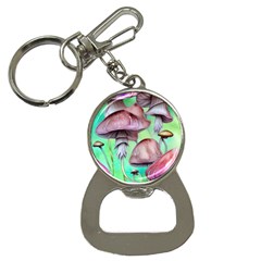 Historical Mushroom Forest Bottle Opener Key Chain by GardenOfOphir