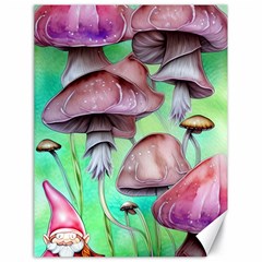Historical Mushroom Forest Canvas 18  X 24  by GardenOfOphir