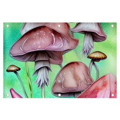 Historical Mushroom Forest Banner And Sign 6  X 4  by GardenOfOphir