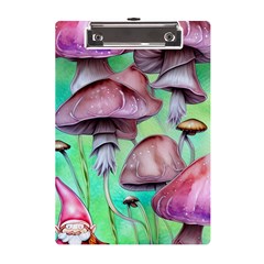 Historical Mushroom Forest A5 Acrylic Clipboard