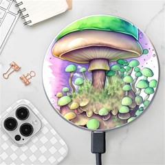 Farmcore Mushroom Wireless Fast Charger(white) by GardenOfOphir