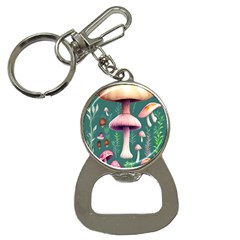 Tiny Historical Mushroom Bottle Opener Key Chain by GardenOfOphir