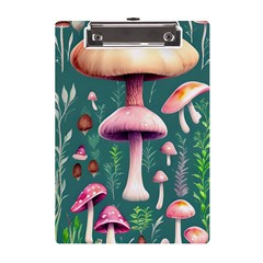 Tiny Historical Mushroom A5 Acrylic Clipboard
