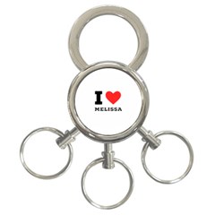 I Love Melissa 3-ring Key Chain by ilovewhateva