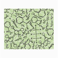 Multicolored Chemical Bond Illustration Chemistry Formula Science Small Glasses Cloth (2 Sides) by Jancukart