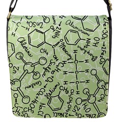 Multicolored Chemical Bond Illustration Chemistry Formula Science Flap Closure Messenger Bag (s) by Jancukart