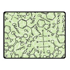 Multicolored Chemical Bond Illustration Chemistry Formula Science Fleece Blanket (small) by Jancukart