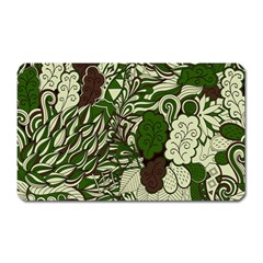 Texture Ornament Pattern Seamless Paisley Magnet (rectangular) by Jancukart