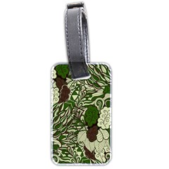 Texture Ornament Pattern Seamless Paisley Luggage Tag (two Sides) by Jancukart