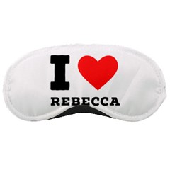 I Love Rebecca Sleeping Mask by ilovewhateva