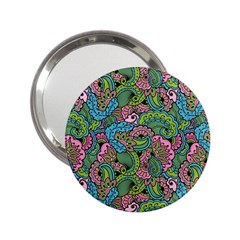 Background Texture Paisley Pattern 2 25  Handbag Mirrors by Jancukart