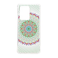 Flower Abstract Floral Hand Ornament Hand Drawn Mandala Samsung Galaxy S20 Ultra 6 9 Inch Tpu Uv Case by Jancukart