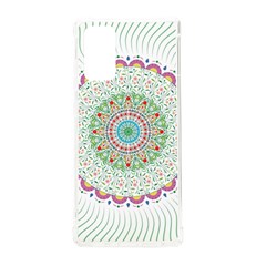 Flower Abstract Floral Hand Ornament Hand Drawn Mandala Samsung Galaxy Note 20 Tpu Uv Case