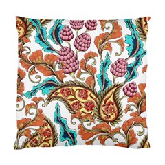 Flowers Pattern Texture White Background Paisley Standard Cushion Case (Two Sides)