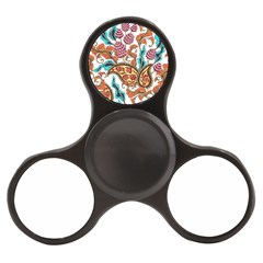 Flowers Pattern Texture White Background Paisley Finger Spinner