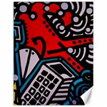 Multicolored Doodle Art Street Art Canvas 12  x 16  11.86 x15.41  Canvas - 1