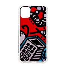 Multicolored Doodle Art Street Art Iphone 11 Tpu Uv Print Case by Jancukart