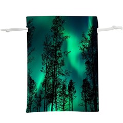 Aurora Northern Lights Celestial Magical Astronomy Lightweight Drawstring Pouch (xl) by Jancukart