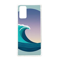 Tsunami Tidal Wave Wave Minimalist Ocean Sea 4 Samsung Galaxy Note 20 Tpu Uv Case by Pakemis