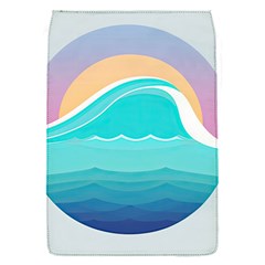 Tsunami Tidal Wave Wave Minimalist Ocean Sea Removable Flap Cover (s) by Pakemis