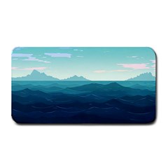 Ai Generated Ocean Waves Sea Water Nautical Medium Bar Mat by Pakemis