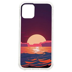 Sunset Ocean Beach Water Tropical Island Vacation 5 Iphone 12 Mini Tpu Uv Print Case	 by Pakemis