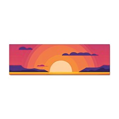 Sunset Ocean Beach Water Tropical Island Vacation Landscape Sticker Bumper (10 Pack) by Pakemis